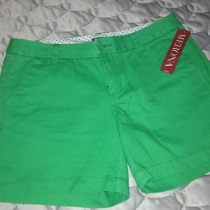 Kelly green shorts from Target