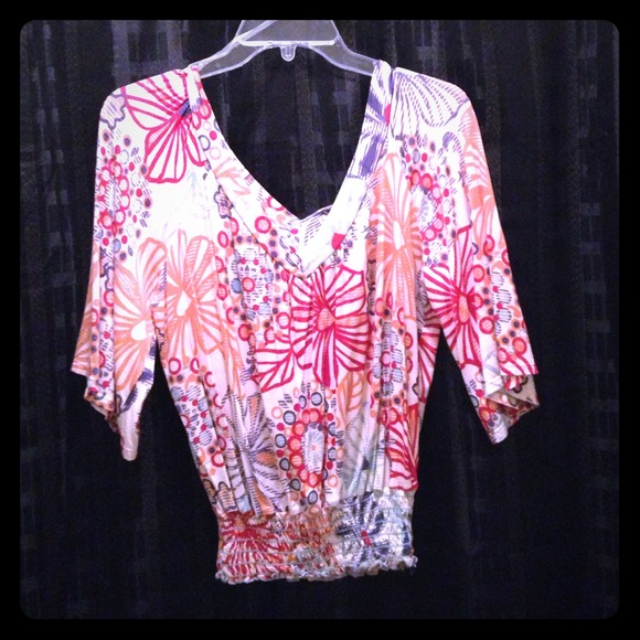 Floral shirt!