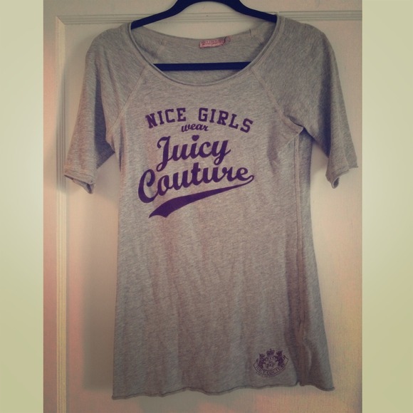 Juicy Couture Tops - Juicy Couture Graphic Baseball Tee