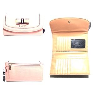 Guess pink bow wallet
