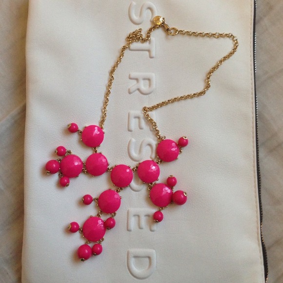 J. Crew resin droplet (bubble) Necklace