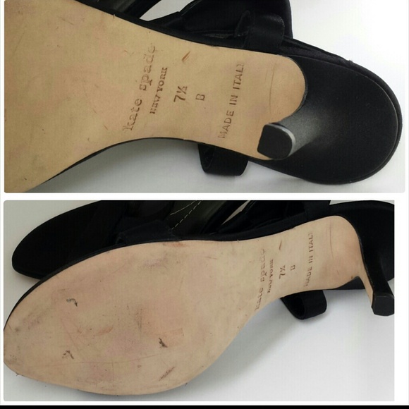SOLD Kate Spade 'Lovely' Black Sandal - Picture 3 of 4