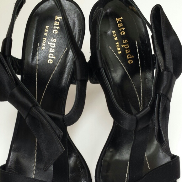 SOLD Kate Spade 'Lovely' Black Sandal - Picture 4 of 4