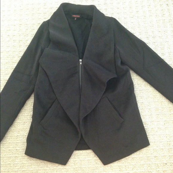 Faux Suede Blazer