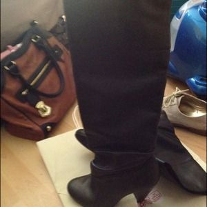 Jessica Simpson knee high heel boots