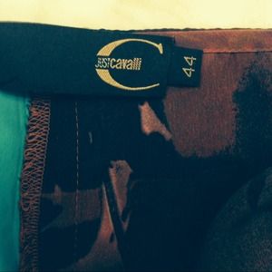 Just Cavali skirt gorgeous floral print