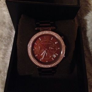 💕TRADED WITH ANA Authentic Michael Kors Brown