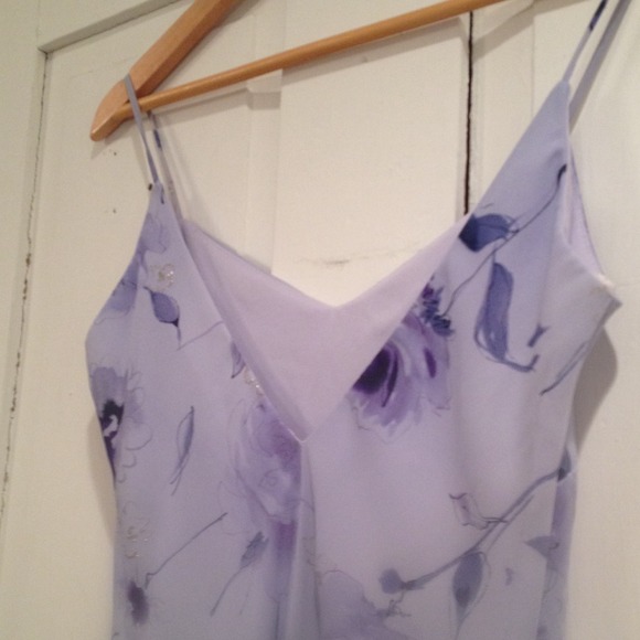 Purple Floral Gown - Picture 3 of 4