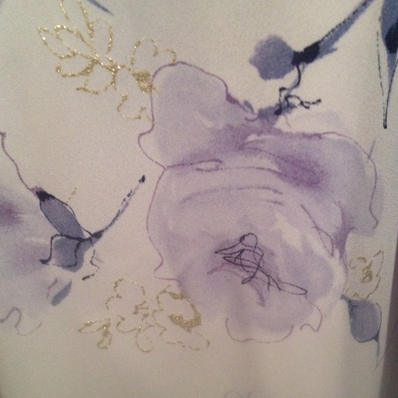 Purple Floral Gown - Picture 4 of 4