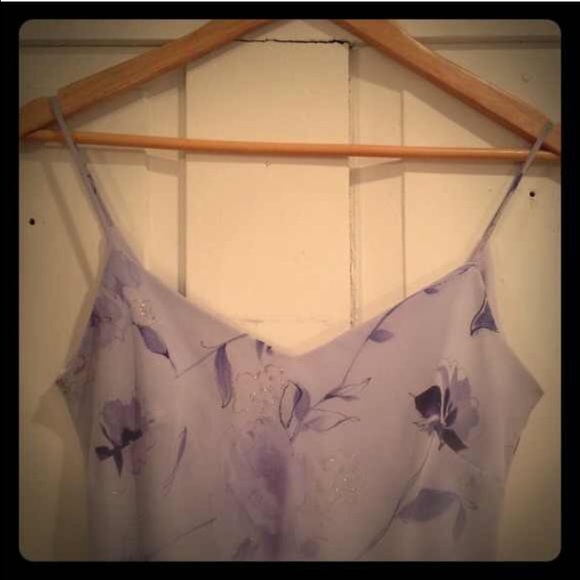 Purple Floral Gown - Picture 2 of 4