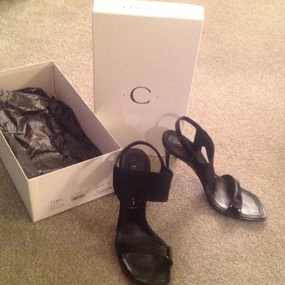 Authentic Casadei black stilettos