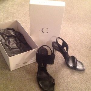 Authentic Casadei black stilettos