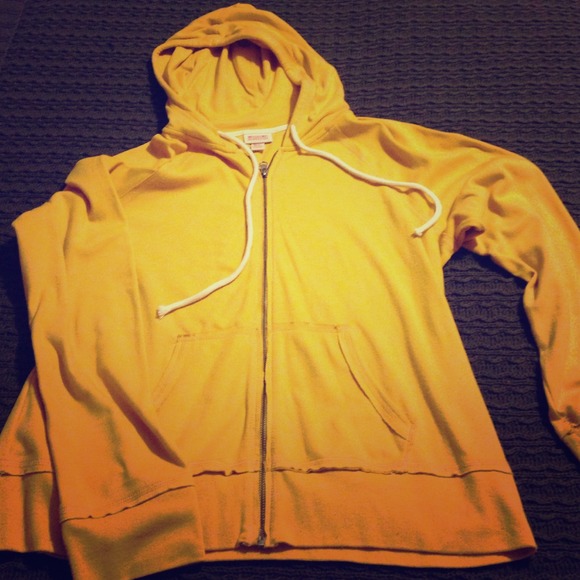 Yellow hoodie