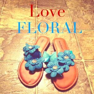 Flower Sandals-- PRICE JUST REDUCED
