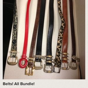 BUNDLE of Belts belts belts