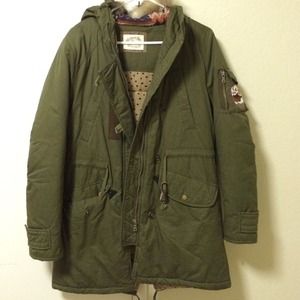 Korean style jacket, army green