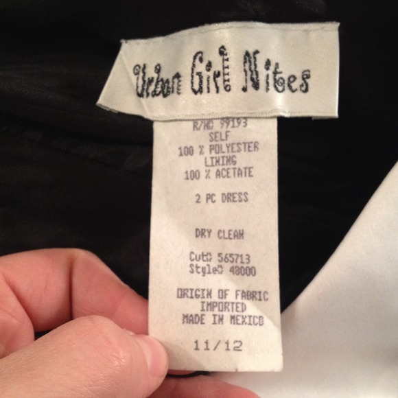 Black & White Formal Gown - Picture 4 of 4