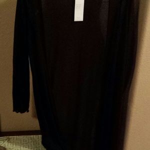 BCBG Maxazria long sheer cardigan