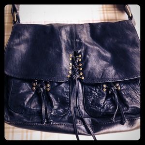 Kooba black leather handbag