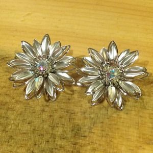 Vintage clip on earrings