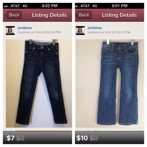 💢Hold for @mcheyenne16 💢2 pairs of jeans