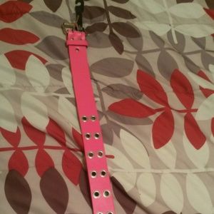 SOLD-Hot pink belt size 14/18