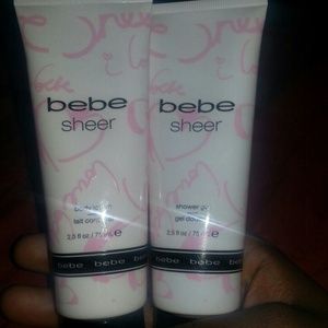 bebe lotion and shower gel