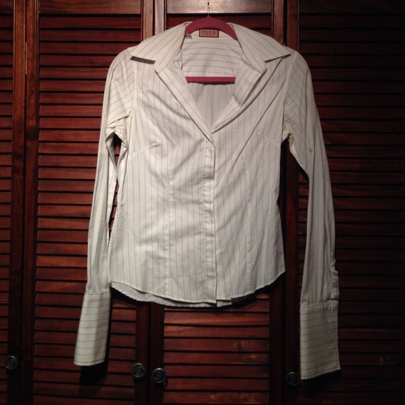 Thomas Pink Pin Stripe Shirt