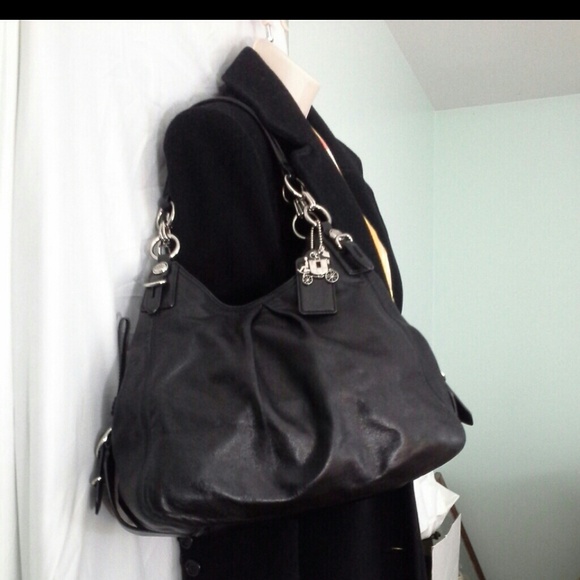 Coach Handbags - ♥♥REDUCED PRICE♥♥Coach Maggie Soft Black Handbag