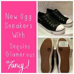 UGG LAELA SLIP-ON SNEAKERS sequins size 8