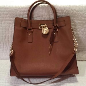 MICHAEL KORS Large HAMILTON Leather Tote