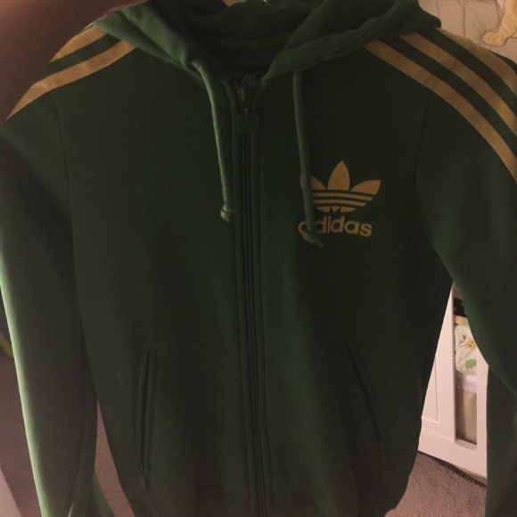 💃SOLD💃Adidas french terry track suit with hoodie - Picture 2 of 2
