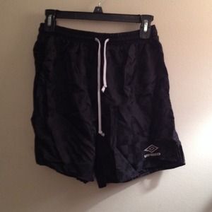 Black soccer shorts
