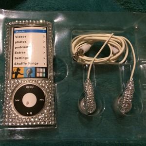 iPod nano case and earbuds