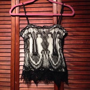Ralph Lauren Black Label lace tank