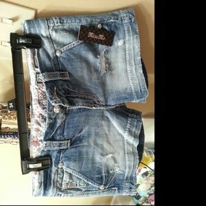 MISS ME JEAN SHORTS