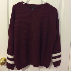 Burgundy sweater