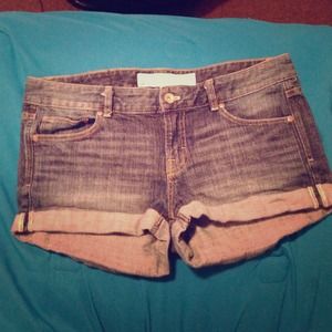 Denim shorts