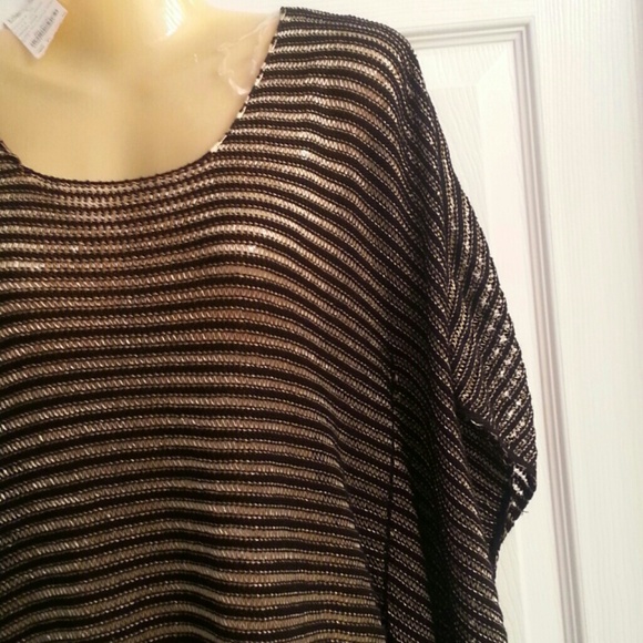 LUREX BAT SLEEVE SWEATER TOP - Picture 2 of 3