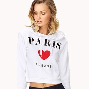 Brand New Forever 21 Crop Hoodie