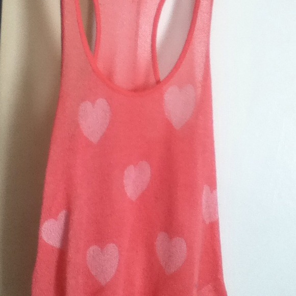 Papaya Tops - Cute Knitted Heart Tank