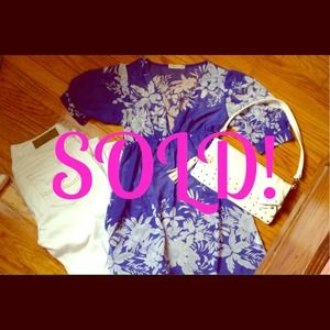 Forever21 pretty blue sheer top. Small.
