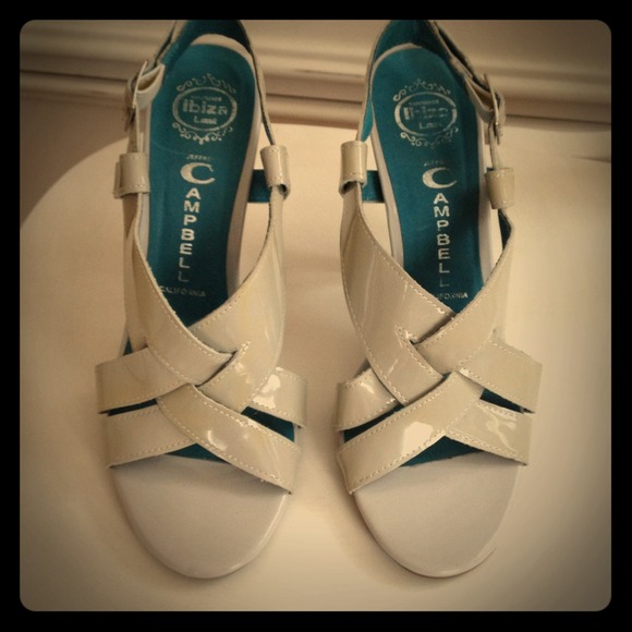 Grey Patent Leather Jeffrey Campbell Heels