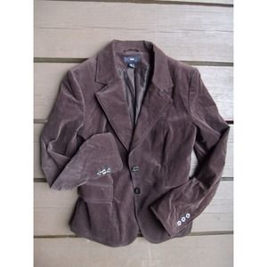 Brown corduroy blazer