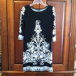 Forever Black white dress