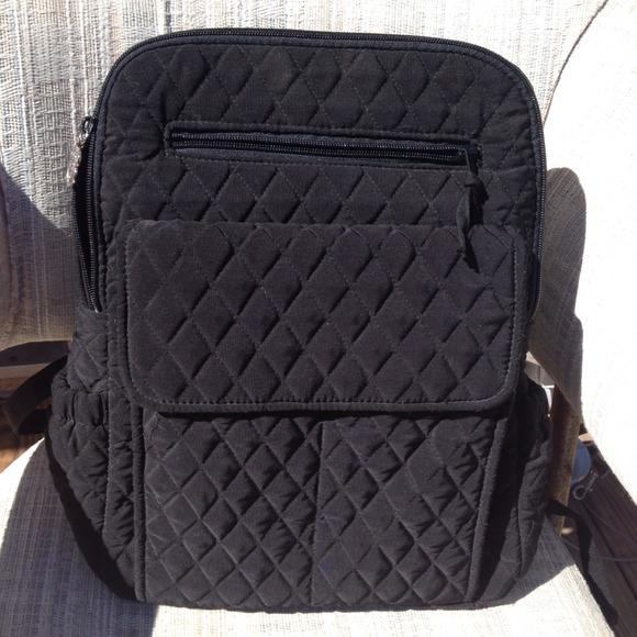 BLACK VERA BRADLEY BACKPACK💕💕FREE GIFT💜