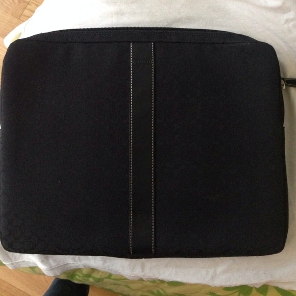 Coach laptop case