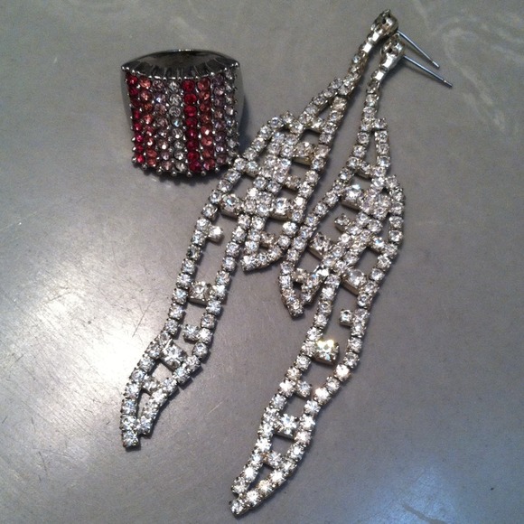 Earrings and ring