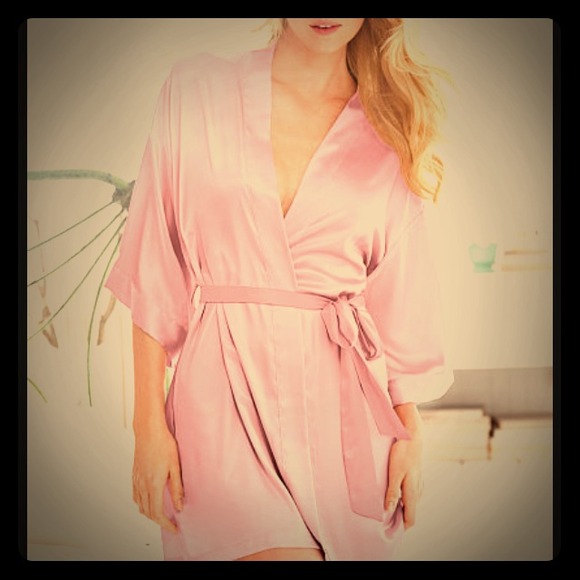 Victoria's Secret pink robe