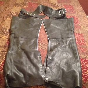 Authentic leather chaps